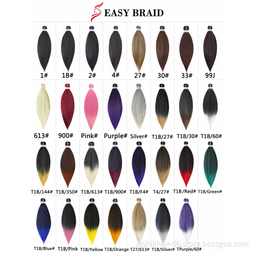wholesale cheap pre stretched hair jumbo extensions synthetic private label ez braid crochet braiding hair